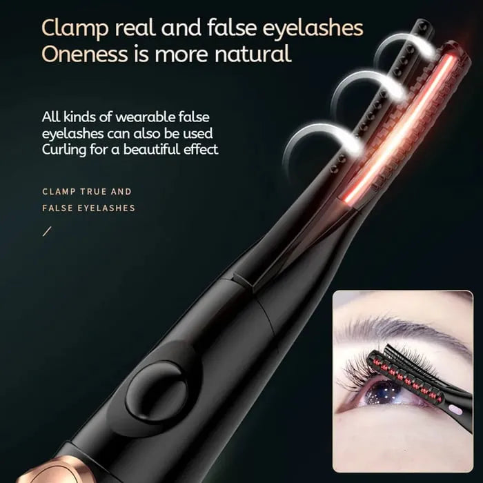 Rechargeable Heated Eyelash Curler for Quick Heating Curling