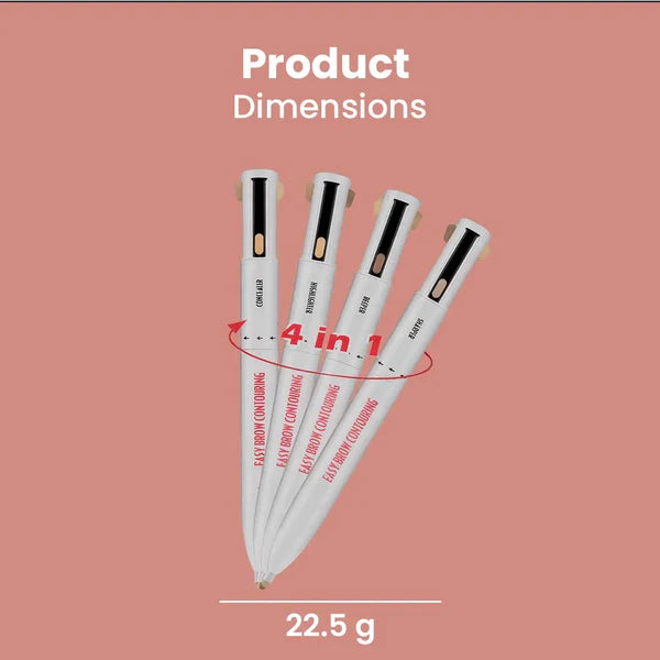 4 In 1 Brow Contour Highlight Pen